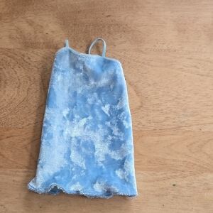 1/5$ 4/15$ 6/20$ Barbie Blue  Sleeveless Dress